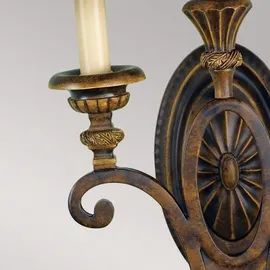 Elstead Lighting Feiss FE-DRAWING-ROOM2 - Wandleuchte DRAWING ROOM 2xE14/60W/230V - Bronze