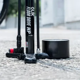 Lezyne CLIK Floor Drive Standpumpe 15 bar schwarz