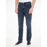 Tommy Hilfiger Straight-Jeans »REGULAR MERCER STR«, Gr. 34 - Länge 32, Banks Blue Black, , 65651254-34 Länge 32