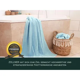 ZOLLNER Handtuchset 70 x 140 cm hellblau 3 St.