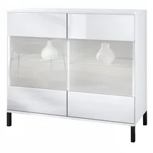 Vladon Bari Büroschrank 92,5 x 83,5 x 35 weiß