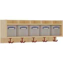 einfache Garderobenablage