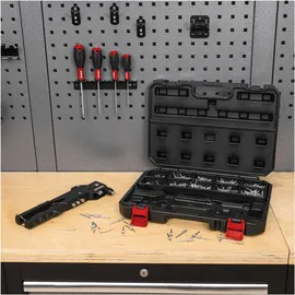 Stier Blindnieten-Satz Premium mit 360°-Handnietzange und Blindnieten 501-teilig