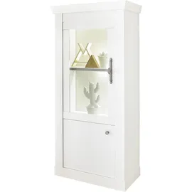 Home Affaire Vitrine Ravenna 72 x 37 x 146 cm Weiß