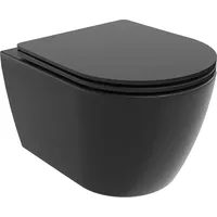 Mexen Carmen WC-Schüssel Randlos mit slim Sitz und Absenk-Automatik,