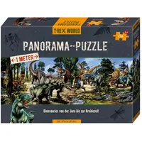 Die Spiegelburg Panorama-Puzzle T-Rex World (250 Teile),