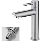 Ugreat - Badezimmer-Wasserhahn, nur Kaltwasser, Waschbecken-Wasserhahn, langlebige Kupfer-Chrom-Oberfläche, Handwasch-Wasserhahn, abnehmbare