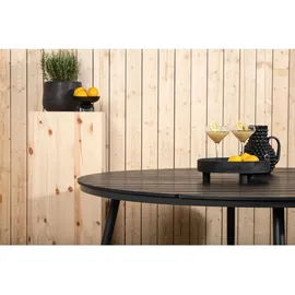 VCM ebuy24 Break Esstisch Ø150cm Schwarz,