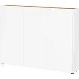Germania Schuhschrank 138 x 105 x 25 cm 8 Fächer / weiß