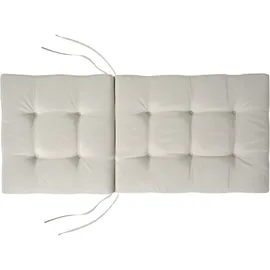 Beliani Polsterauflage 95 x 42 cm taupe 8-tlg.