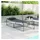 vidaXL Gartenliegestuhl 2 pcs  Schwarz  Pulverbeschichteter Stahl  2 St.