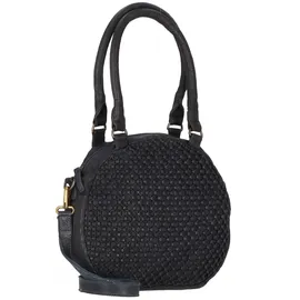 GREENLAND Femi & Nine Schultertasche Leder Navy