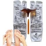 Akupoint-Reflexbereichssocken, Akupunktsocken, Akupressur-Illustrationssocken, elastische Faser-Massagesocken, Akupressurdiagramm-Socken, Massagewerkzeuge für Fußmassagegeräte