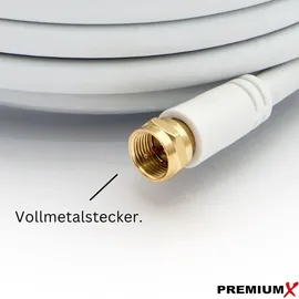 Premium X SAT Antennenkabel 25 m Weiß