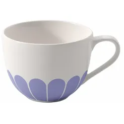 Kaffee-/Teetasse FLEUR bleu - weiß