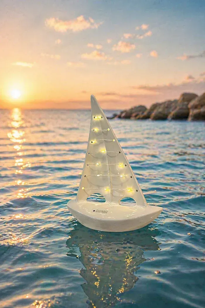 Boot Andiamo LED cremeweiß 30cm