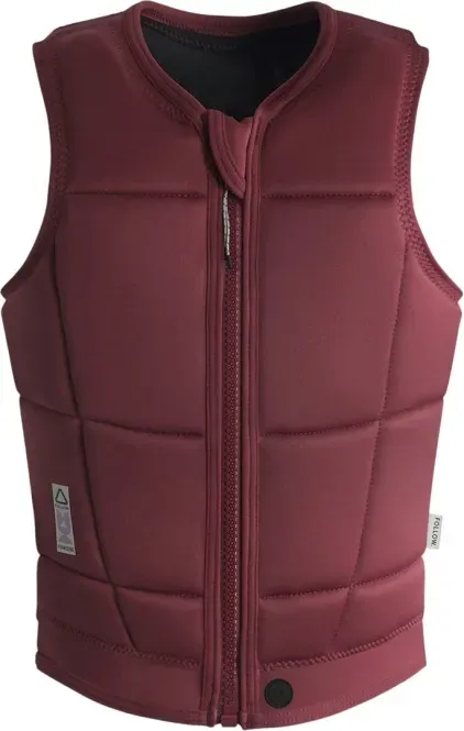 FOLLOW FINESSE LADIES Weste 2026 maroon - L