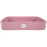 sallys Stoneware Ofenform - eckig - Ruby Rose - Groß