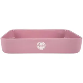 sallys Stoneware Ofenform - eckig - Ruby Rose - Groß