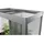 Biohort Gewächshaus Florentina Maxi 2 m x 1 m Quarzgrau-Metallic