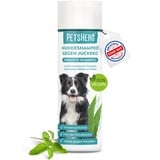 PetsHero® Hundeshampoo gegen Milben, Flöhe, Zecken & Parasiten - 250 ml - Parasiten Shampoo mit angenehmen Duft & optimal auf die Hundehaut angepasst - für Welpen geeignet - Dermatest Sehr gut