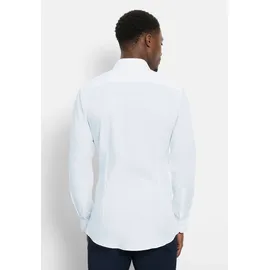 Olymp Businesshemd OLYMP "OLYMP No. Six, super slim, Kent", Herren, Gr. 42, Normaler Arm, weiß, 97% Baumwolle, 3% Elastolefin, Hemden