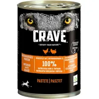 Crave Hundenahrung Adult Pastete mit Huhn & Truthahn 400 g