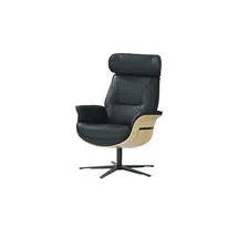 Musterring Relaxsessel MR276 Leder 74 x 108 x 80 cm Blau mit Relax-Funktion