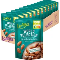 Lorenz Snack World Rauch-Mandeln , 12er Pack (12 x 100 g)
