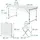 Relaxdays Campingtisch mit 4 Hockern Weiß/Silber