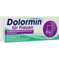 Johnson & Johnson Dolormin für Frauen bei Regelschmerzen mit Naproxen 20 St.