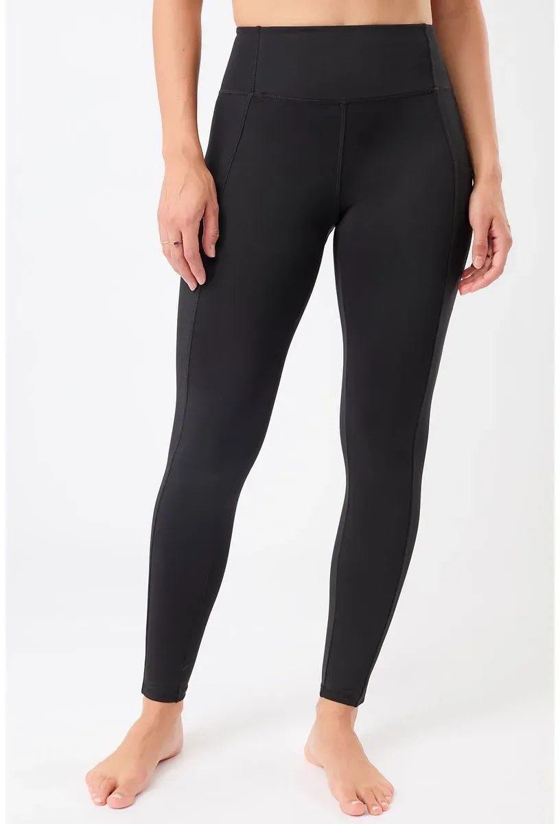 Mandala Rib Mix Legging all-black XL