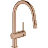 Grohe Minta Einhand-Spültischbatterie 1/2" warm sunset gebürstet