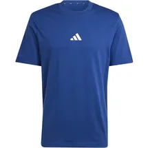 adidas Essentials Small Logo Single Jersey T-Shirt dunkelblau/weiß 3XL