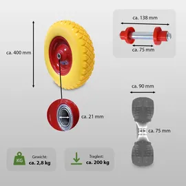Trutzholm Schubkarrenrad 200 kg