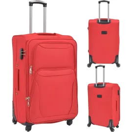 vidaXL Koffer-Set 3-tlg. rot