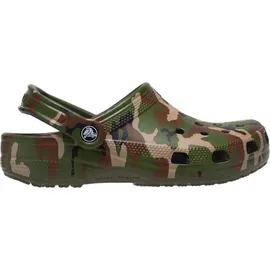 Crocs Classic Printed Camo Clog army green/multi 39-40