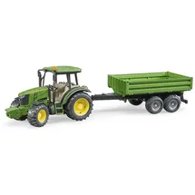 Bruder 02108 - John Deere 5115 M mit Bordwandanhänger 1:16