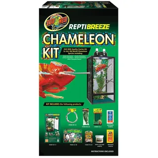 Zoomed NT-11CKE Reptibreeze Chameleon Kit - voll ausgestattetes Starter-Terrarium-Set
