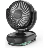 Momcozy Clip On Stroller Fan 0,18 kg Handventilator Schwarz
