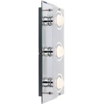 GLOBO LED 12 Watt Glas Wand Beleuchtung Lampe Spiegel Chrom Leuchte Globo 48971-3