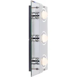GLOBO LED 12 Watt Glas Wand Beleuchtung Lampe Spiegel Chrom Leuchte Globo 48971-3