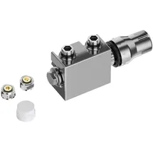 Sturotec Anschlussset Multiblock für Mittelanschluss 5 cm inkl. Thermostatkopf Heizkörperthermostat