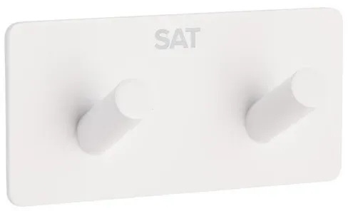 SAT Haken Weiß Edelstahl HACEKNALEP2HB
