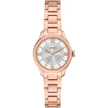 Fossil Quarzuhr »GILMORE« Armbanduhr, Damenuhr, Edelstahlarmband, analog