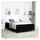 vidaXL Boxspringbett 140 x 200 cm Schwarz