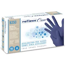 Reflexx N350/M Nitril Einmalhandschuh Beschleuniger Free (100 Stück)