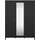 Tvilum Kleiderschrank Madrid 199 x 150 x 59 cm Schwarz