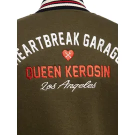 Queen Kerosin Übergangsjacke Heartbreak Garage grün XS-S