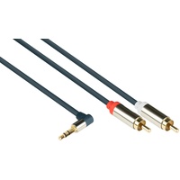 Good Connections 3.5mm Klinke gewinkelt/Composite Audio Kabel gerade 1m